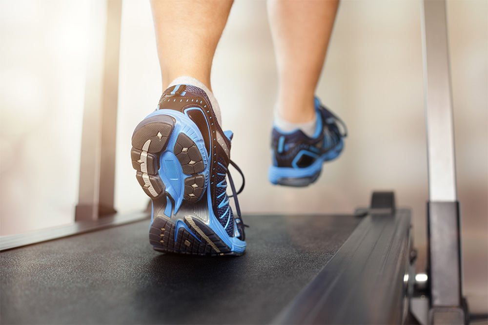 Allsports Physiotherapy - running on treadmill